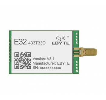E32-433T33D Módulo de puerto serie inalámbrico (UART) TTL de 433MHz y 2W solución LoRa de SEMTECH