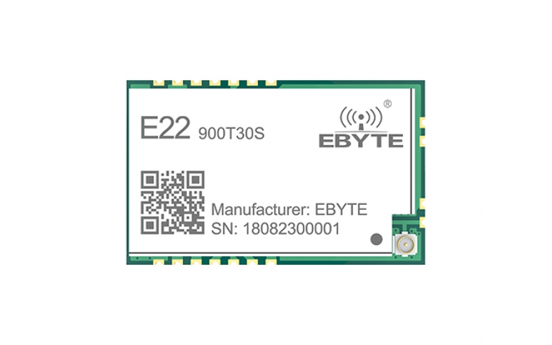 E22-900T30S LoRa 868MHz 915MHz 30dBm SMD UART Wireless Transmitter and Receiver Long Range RF Module IoT