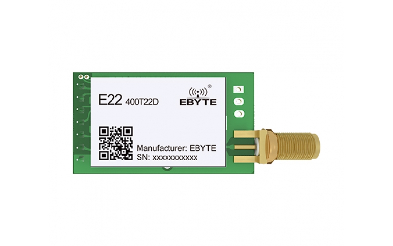 E22-400T22D wireless serial port module UART TTL level output compatible with 3.3V and 5V IO port voltage