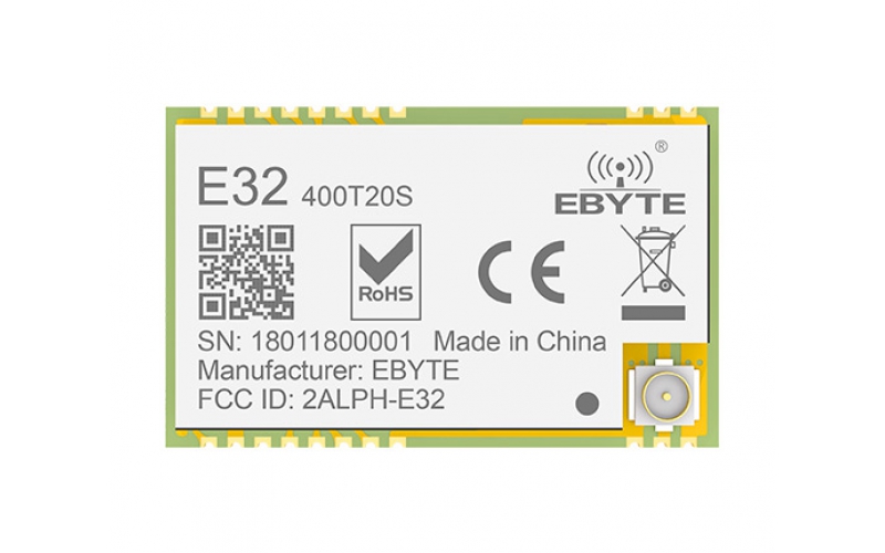 E32-400T20S-V2.0 Wireless serial port module LoRa spread spectrum SX1278 chip low power consumption long-distance wireless transparent transmission