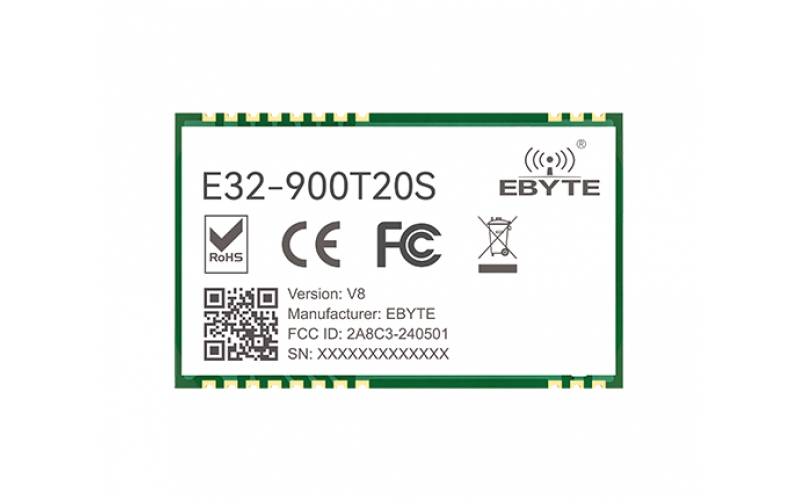 E32-900T20S EBYTE OEM/ODM Factory wholesale high quality Low energy consumption Transparent transmission LoRa module