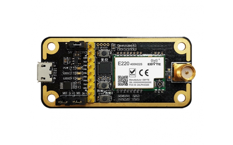 E220-400MBL-01 Ebyte E220 series module test board USB interface pre welding interface