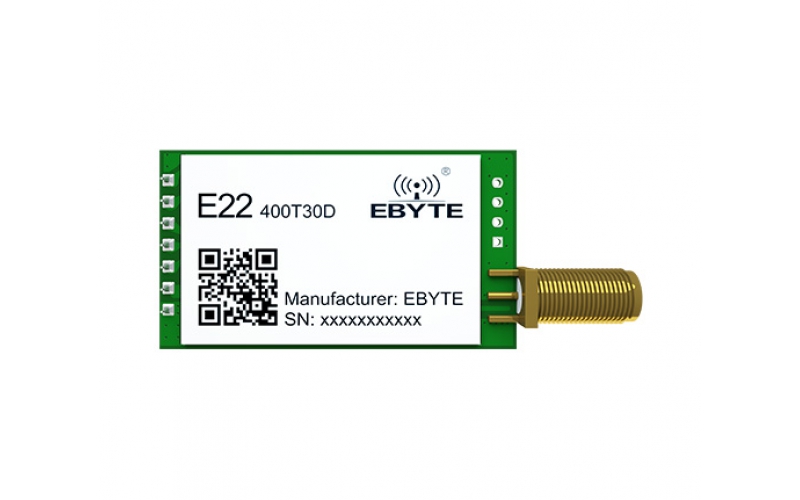 Ebyte Semtech UART, диапазон 10 км, 433 МГц, 30 дБм, DIP 24*43 мм, CE RoHs, FCC TCXO, RF-модуль LoRa