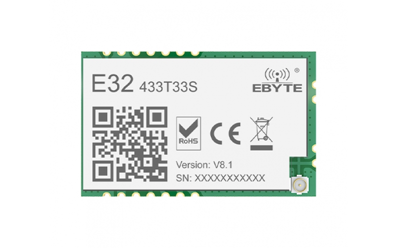 E32-433T33S Решение LoRa, 433 МГц, 2 Вт TTL, модуль беспроводного последовательного порта (UART), технология расширения спектра LoRa