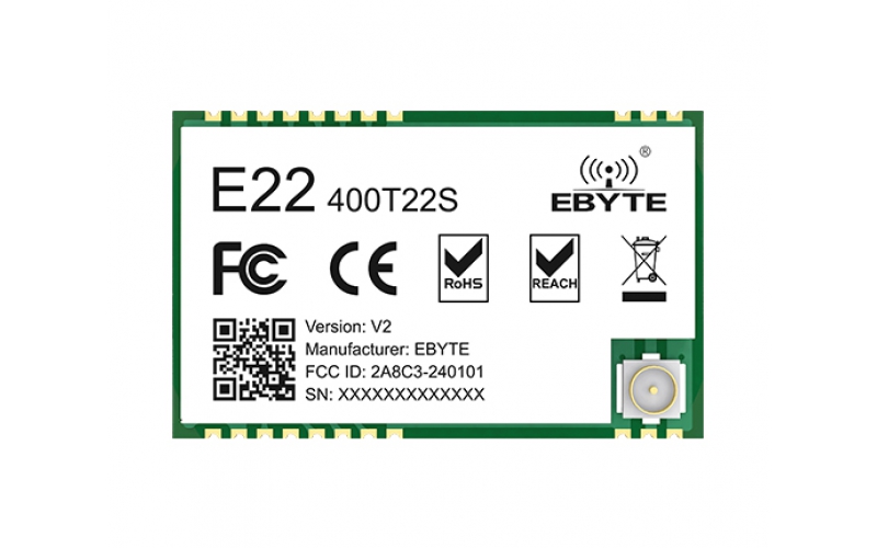 E22-400T22S Технология расширенного спектра LoRa UART последовательная связь SX1268 RF чип RF модуль 433M частотный диапазон беспроводной передачи данных модуль